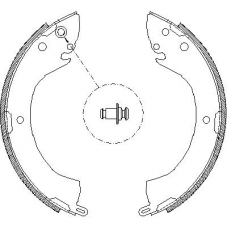 4079.00 ROADHOUSE Комплект тормозных колодок