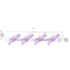 H5446 Brovex-Nelson Тормозной шланг