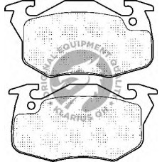 BP872 QH Benelux Комплект тормозных колодок, дисковый тормоз