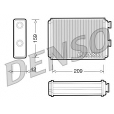 DRR09071 DENSO Теплообменник, отопление салона