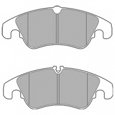 LP2715 DELPHI Комплект тормозных колодок, дисковый тормоз