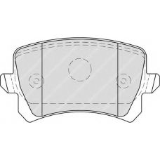 FDB4058 FERODO Комплект тормозных колодок, дисковый тормоз