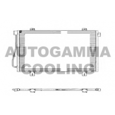 105023 AUTOGAMMA Конденсатор, кондиционер