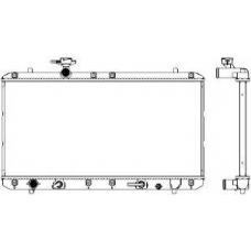 3431-1005 SAKURA  Automotive Радиатор, охлаждение двигателя