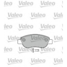 598773 VALEO Комплект тормозных колодок, дисковый тормоз