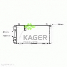 31-2118 KAGER Радиатор, охлаждение двигателя