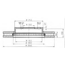 BDC4588 QUINTON HAZELL Тормозной диск