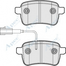PAD1798 APEC Комплект тормозных колодок, дисковый тормоз