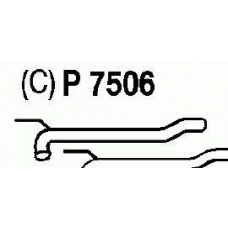 P7506 FENNO Труба выхлопного газа