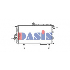 010080N AKS DASIS Радиатор, охлаждение двигателя