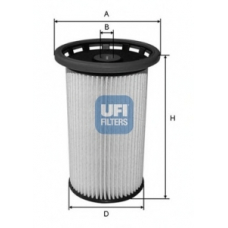 26.025.00 UFI Топливный фильтр