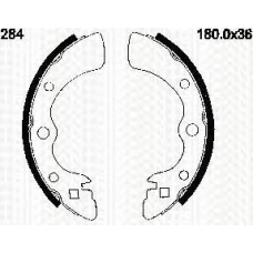 8100 40284 TRIDON Brake shoes