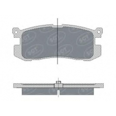 SP 283 SCT Комплект тормозных колодок, дисковый тормоз