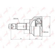 CO3693 LYNX Co-3693 шрус наружный honda civic(fd1) 1.8 05]