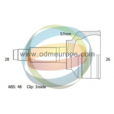 12-011673 ODM-MULTIPARTS Шарнирный комплект, приводной вал