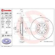 BS 8615 BRECO Тормозной диск