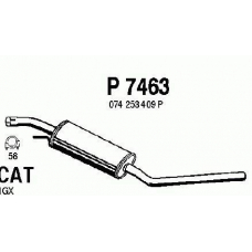 P7463 FENNO Средний глушитель выхлопных газов