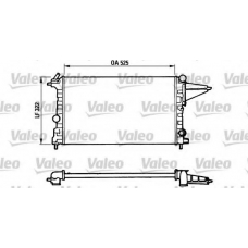 883877 VALEO Радиатор, охлаждение двигателя