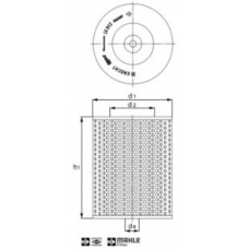 154084455950 MAGNETI MARELLI Воздушный фильтр
