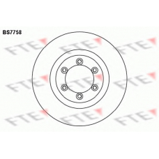 BS7758 FTE Тормозной диск