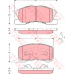 GDB3266 TRW Комплект тормозных колодок, дисковый тормоз