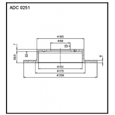 ADC 0251 Allied Nippon Гидравлические цилиндры