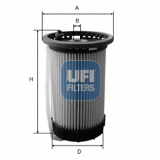 26.032.00 UFI Топливный фильтр