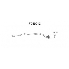 FD30013 VENEPORTE Средний глушитель выхлопных газов