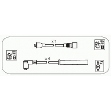 JP341 JANMOR Комплект проводов зажигания