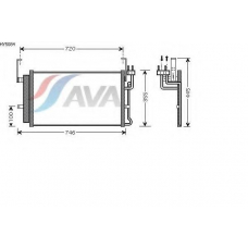 HY5084 AVA Конденсатор, кондиционер