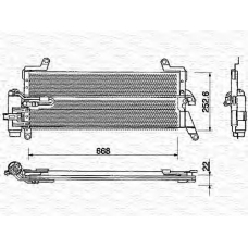 350203128000 MAGNETI MARELLI Конденсатор, кондиционер