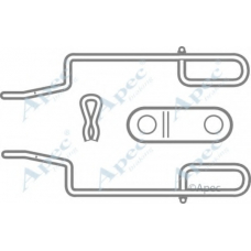 KIT237 APEC Комплектующие, тормозные колодки