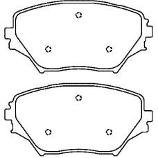 P 83 055 BREMBO Комплект тормозных колодок, дисковый тормоз