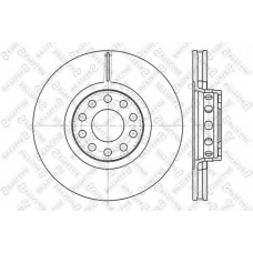 6020-4780V-SX STELLOX Тормозной диск