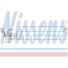 95452 NISSENS Осушитель, кондиционер