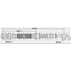 BBH6942 BORG & BECK Тормозной шланг