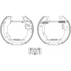 8DB 355 004-891 HELLA Комплект тормозных колодок