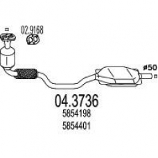 04.3736 MTS Катализатор