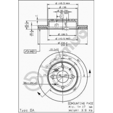 09.6748.10 BREMBO Тормозной диск