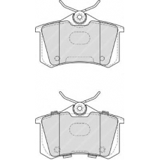 FDB4178 FERODO Комплект тормозных колодок, дисковый тормоз