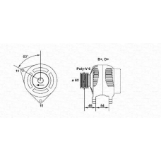 063321426010 MAGNETI MARELLI Генератор
