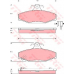 GDB4088 TRW Комплект тормозных колодок, дисковый тормоз