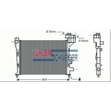 0315101 KUHLER SCHNEIDER Радиатор, охлаждение двигател