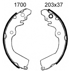 01700 BSF Комплект тормозных колодок