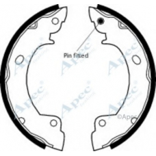SHU504 APEC Тормозные колодки