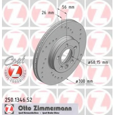 250.1346.52 ZIMMERMANN Тормозной диск