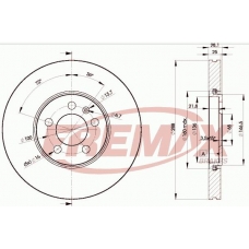 BD-5302 FREMAX Тормозной диск
