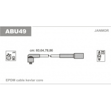ABU49 JANMOR Комплект проводов зажигания