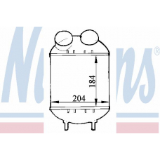 96815 NISSENS Интеркулер