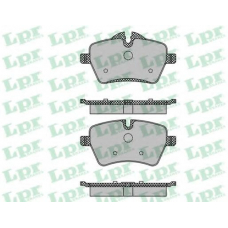 05P1485 LPR Комплект тормозных колодок, дисковый тормоз